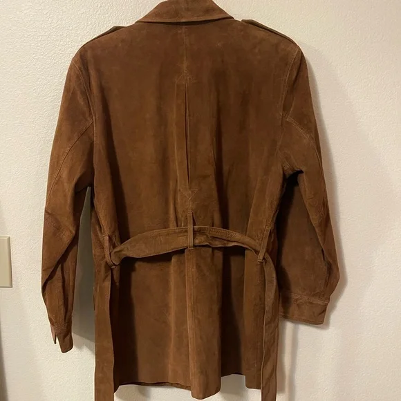 Ralph Lauren Brown Suede Safari Jacket - Picture 7 of 16